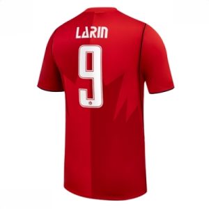 Canada VM 2026 drakt Herre Cyle Larin #9 Hjemmedrakt Kortermet rød