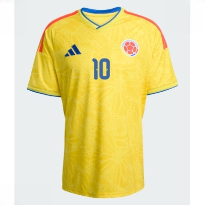 Colombia VM 2026 James Rodriguez #10 Hjemmedrakt Kortermet