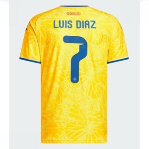Colombia VM 2026 Luis Diaz #7 Hjemmedrakt med navn og nummer Fotballdrakt