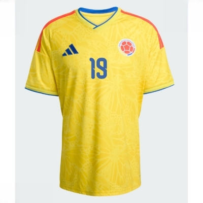 Colombia VM 2026 Rafael Santos Borre #19 Hjemmedrakt Kortermet