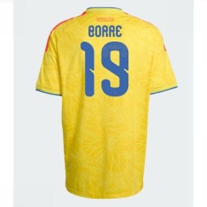 Colombia VM 2026 Rafael Santos Borre #19 Hjemmedrakt Kortermet