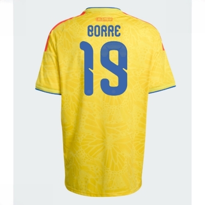 Colombia VM 2026 Rafael Santos Borre #19 Hjemmedrakt Kortermet