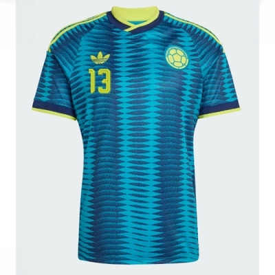 Colombia VM 2026 Yerry Mina #13 Bortedrakt Fotballdrakt herre