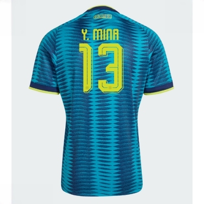 Colombia VM 2026 Yerry Mina #13 Bortedrakt Fotballdrakt herre