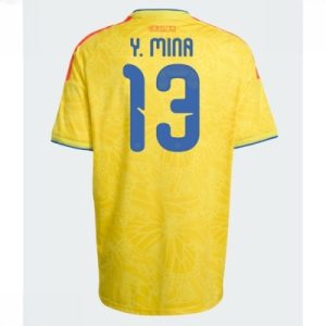 Kjøp Colombia VM 2026 Yerry Mina #13 Hjemmedrakt Kortermet