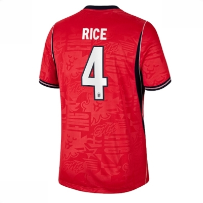 England Declan Rice #4 Bortedrakt VM 2026 kortermet fotballdrakt herre