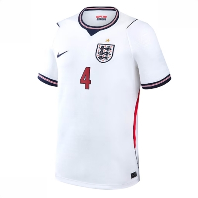 England Declan Rice #4 Hjemmedrakt VM 2026 kortermet fotballdrakt herre