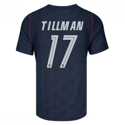 Kjøp Forente stater Fotballdrakt Herre Malik Tillman #17 Bortedrakt VM 2026 Kortermet