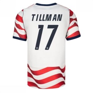 Kjøp Forente stater Fotballdrakt Herre Malik Tillman #17 Hjemmedrakt VM 2026 Kortermet