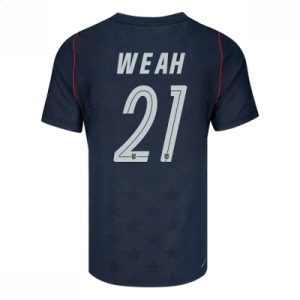 Kjøp Forente stater Fotballdrakt Herre Timothy Weah #21 Bortedrakt VM 2026 Kortermet