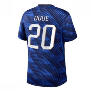 Frankrike Desire Doue #20 Hjemmedrakt VM 2026 fotballdrakt for menn