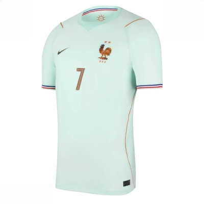 Frankrike Ousmane Dembele #7 Bortedrakt VM 2026 fotballdrakt for menn