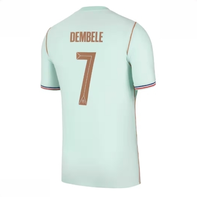 Frankrike Ousmane Dembele #7 Bortedrakt VM 2026 fotballdrakt for menn