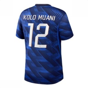 Frankrike Randal Kolo Muani #12 Hjemmedrakt VM 2026 fotballdrakt for menn