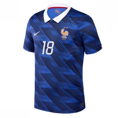 Frankrike Warren Zaire-Emery #18 Hjemmedrakt VM 2026 fotballdrakt for menn