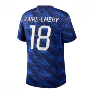 Frankrike Warren Zaire-Emery #18 Hjemmedrakt VM 2026 fotballdrakt for menn