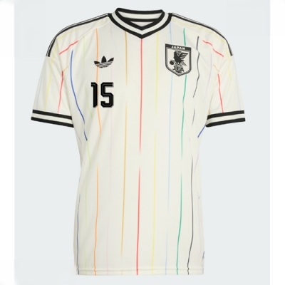 Kjøp Japan VM 2026 Bortedrakt Daichi Kamada #15 hvit