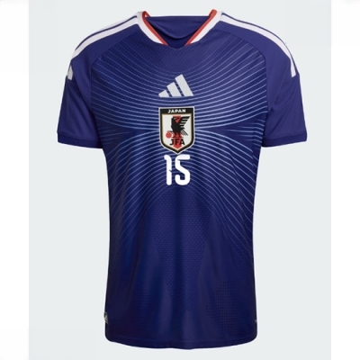 Japan VM 2026 Hjemmedrakt Landslagsdrakt Daichi Kamada #15 Herre