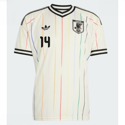 Japan VM 2026 Landslagsdrakt Herre Junya Ito #14 Bortedrakt Kortermet