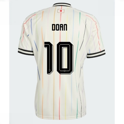 Japan Drakt 2026 bortedrakt Ritsu Doan #10 – hvit VM landslagsdrakt