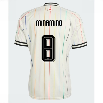 Japan VM 2026 drakt Takumi Minamino #8 Bortedrakt Fotballdrakter