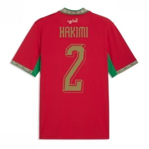 Marokko fotballdrakt VM 2026 Achraf Hakimi #2 Hjemmedrakt kortermet