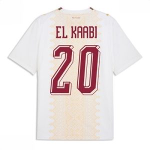 Herre Marokko fotballdrakt VM 2026 Bortedrakt med trykk Ayoub El Kaabi #20