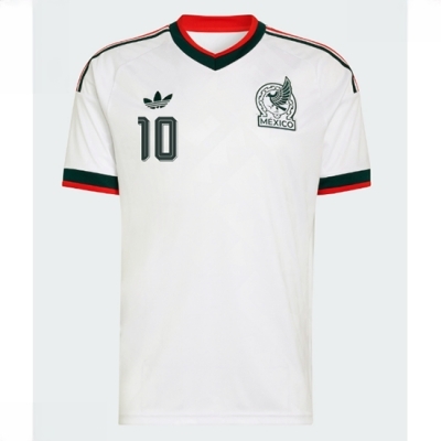 Mexico Alexis Vega #10 Bortedrakt VM 2026 herre fotballdrakt