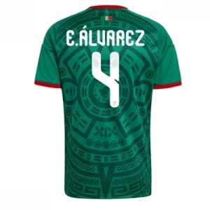 Mexico Edson Alvarez #4 Hjemmedrakt VM 2026 herre fotballdrakt