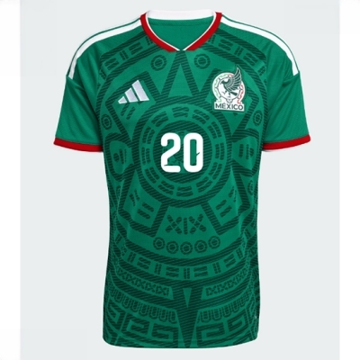 Mexico Henry Martin #20 Hjemmedrakt VM 2026 herre fotballdrakt
