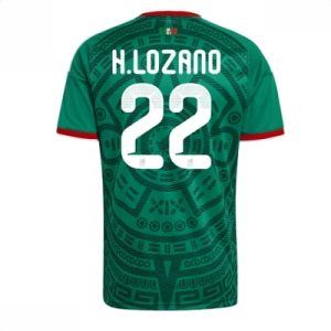 Mexico Hirving Lozano #22 Hjemmedrakt VM 2026 herre fotballdrakt