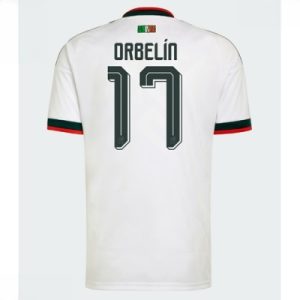 Mexico Orbelin Pineda #17 Bortedrakt VM 2026 herre fotballdrakt
