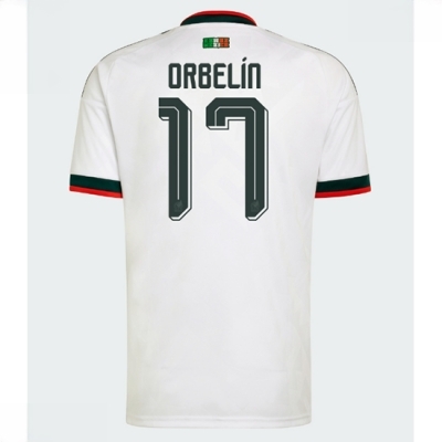 Mexico Orbelin Pineda #17 Bortedrakt VM 2026 herre fotballdrakt