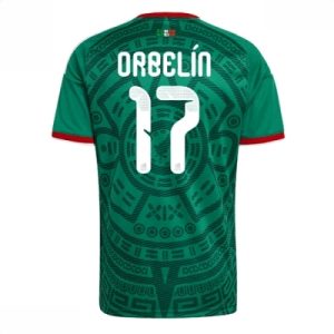 Mexico Orbelin Pineda #17 Hjemmedrakt VM 2026 herre fotballdrakt