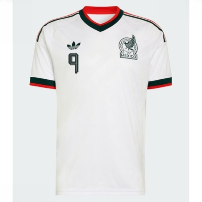 Mexico Raul Jimenez #9 Bortedrakt VM 2026 herre fotballdrakt