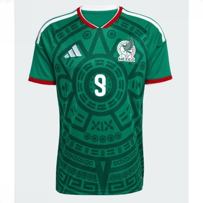 Mexico Raul Jimenez #9 Hjemmedrakt VM 2026 herre fotballdrakt