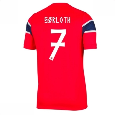 Norge VM 2026 drakt Alexander Sorloth #7 Hjemmedrakt Herre Fotballdrakt
