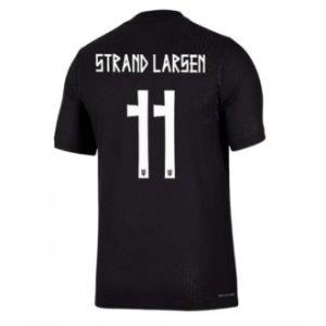 Norge VM 2026 drakt Jorgen Strand Larsen #11 Borte skjorte svart