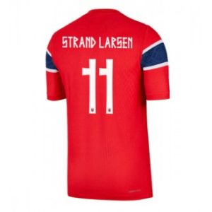 Norge VM 2026 landslagsdrakt Jorgen Strand Larsen #11 Hjemme skjorte rød