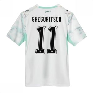 Østerrike VM 2026 Bortedrakt Michael Gregoritsch #11 Kortermet