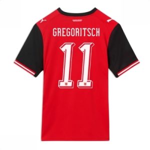 Michael Gregoritsch #11 Østerrike VM 2026 Hjemmedrakt fotballdrakt landslaget