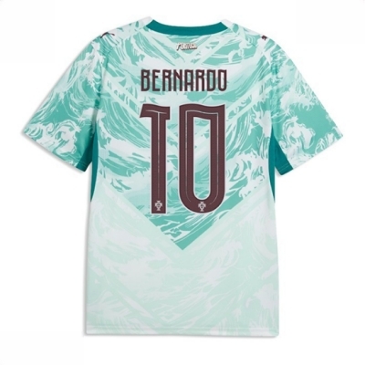 Billige Fotballdrakter Portugal VM 2026 Bernardo Silva #10 Bortedrakt herre