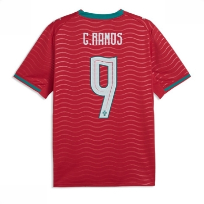 Portugal VM 2026 drakt Goncalo Ramos #9 Hjemmedrakt herre rød