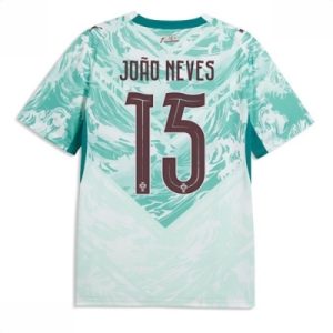 Billige fotballdrakter Portugal Joao Neves #15 Bortedrakt VM 2026 herre