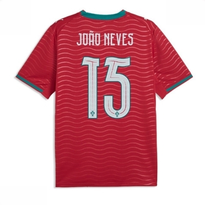 Portugal Joao Neves #15 Hjemmedrakt VM 2026 drakt herre