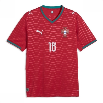 Kjøp Portugal Pedro Neto #18 Hjemmedrakt VM 2026 drakt herre rød
