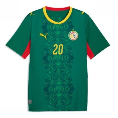 Senegal VM 2026 drakt Habib Diallo #20 Bortedrakt herre Kortermet grønn