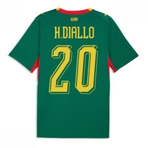 Senegal VM 2026 drakt Habib Diallo #20 Bortedrakt herre Kortermet grønn