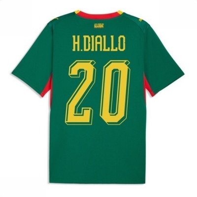 Senegal VM 2026 drakt Habib Diallo #20 Bortedrakt herre Kortermet grønn