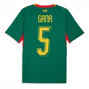 Senegal landslagsdrakt VM 2026 Idrissa Gueye #5 Bortedrakt herre Kortermet